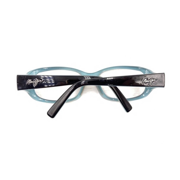 Maui Jim Punchbowl MJ 219-03 Black Light Blue Sunglasses Frames 54-17 135 Italy - Picture 11 of 12